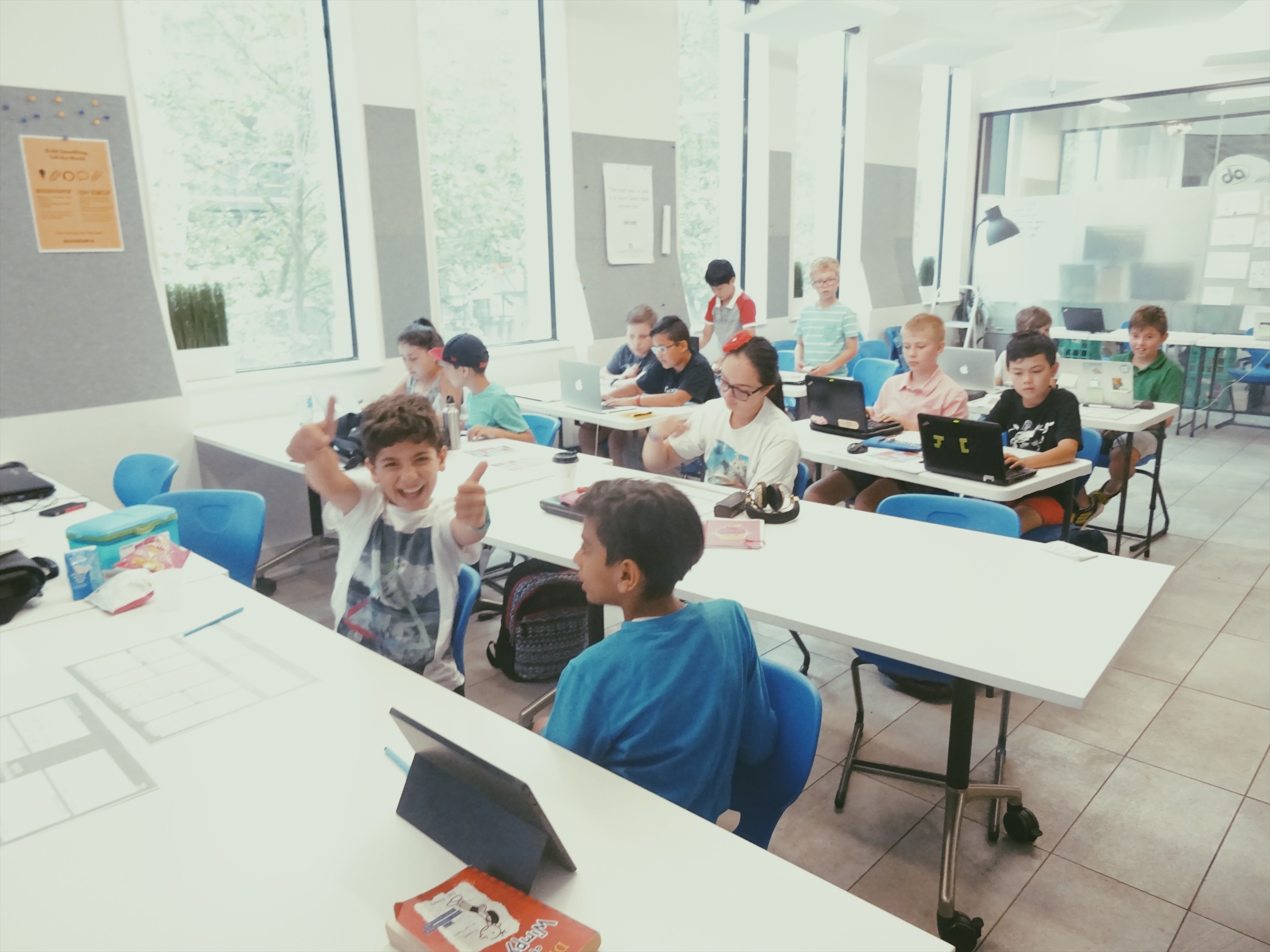 Lemonade Camp: a photo of the class